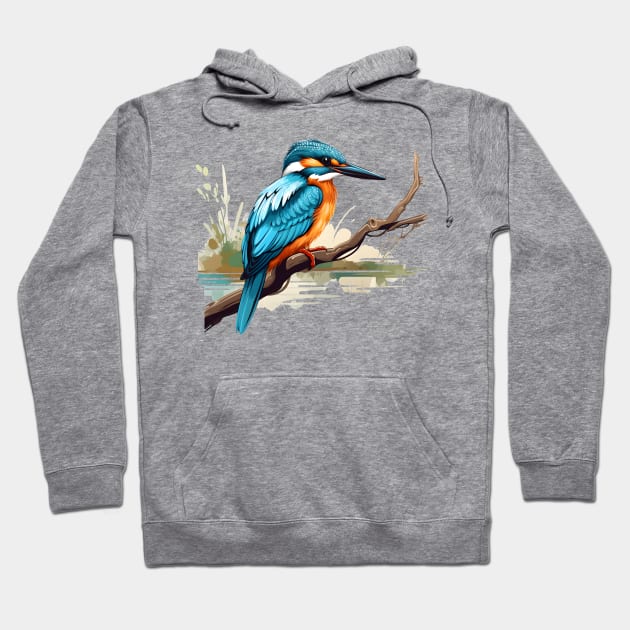 Kingfisher Hoodie by zooleisurelife